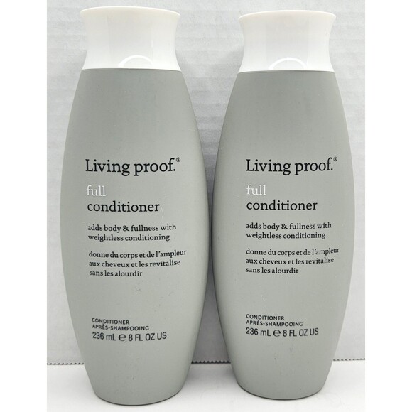 Living Proof Full Conditioner 8oz/236ml Lot Of 2 Adds Body And Fullness - Picture 1 of 2
